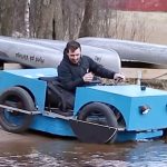 RC Life On Builds Amphibious Car That Rolls on Roads and Glides Across Lakes