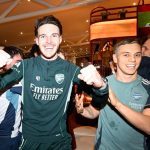 Declan Rice hits back at Man City fans in leading Arsenal title celebrations | Football