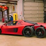 Six Wheels Transform a Classic Ferrari Testarossa Into What Gas Monkey Garage Calls the F6