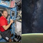 Earth’s Airglow Meets the Milky Way from Orbit