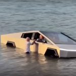 Tesla Cybertruck Driver’s Lake Test for Wade Mode Lands Him in Custody