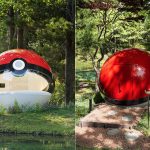 NOT A HOTEL Builds a Giant Sleepable Poké Ball on Tomakomai’s Lakeshore