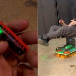 Swhole Animal Builds a Rideable Giant Hexbug From Brooms and Motors