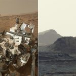 NASA’s Curiosity Rover Catches Morning Light on the Wind Carved Cliffs of Mars